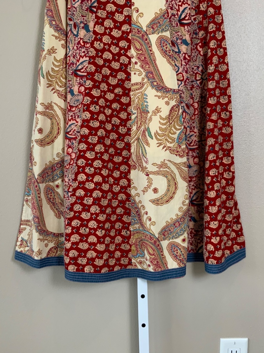 Charlotte Russe Vintage 2000's Paisley Bohemian Midi Skirt - Picture 14 of 16
